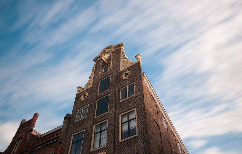 Long exposure van pakhuis in Dordrecht van Thomas Poots