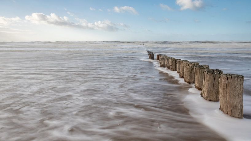 The coastline in Holland by Peter Korevaar