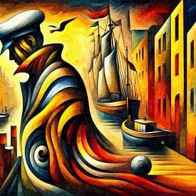 Rêve maritime avec marin sur Sabine Wagner