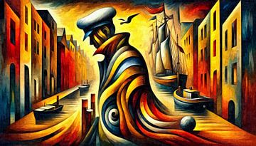 Maritimer Traum mit Segler