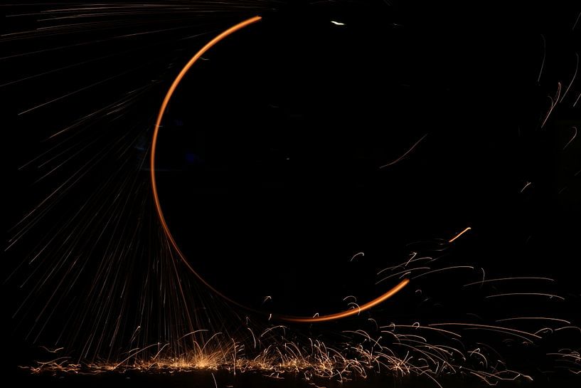 cercle des feux d'artifice par Eduard metz