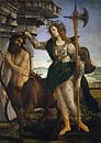 Sandro Botticelli - Pallade e il centauro van 1000 Schilderijen thumbnail