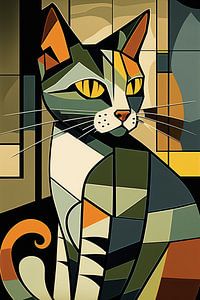 Katze abstrakt
