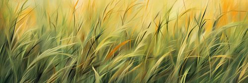 Abstract surreal grass background