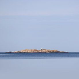 Blauw minimalisme, Resö, Zweden van Imladris Images