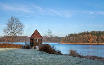 Kerspetalsperre, Bergisches Land, Duitsland van Alexander Ludwig