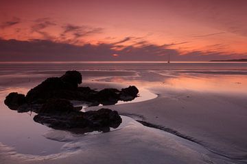 De zee bij Le Conquet in Bretagne, Frankrijk