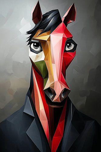 Het Mystieke Paard in een Driedelig Pak