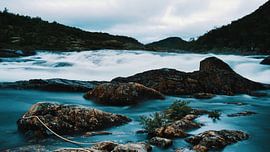 Een waterval in Noorwegen van mario proeter