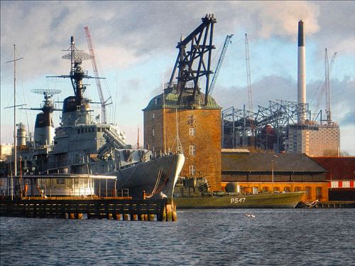 Schepen bij Holmen