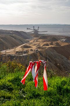 Open bruinkoolmijn Garzweiler, Duitsland van Gerwin Schadl