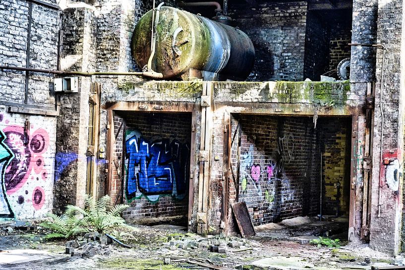 Alte Industriehalle von HGU Foto