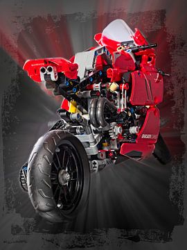 Lego Ducati Panigale V4R by Rob Boon