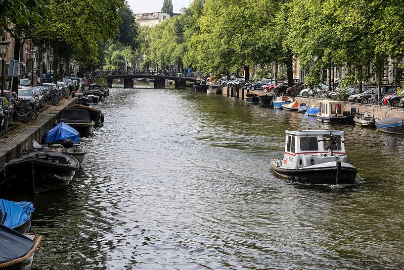 Le canal d'Amsterdam par Frans Versteden