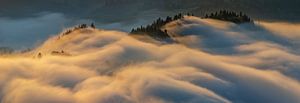 Pieniny Berge bei Sonnenaufgang