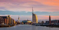Bremerhaven Skyline, Duitsland van Adelheid Smitt thumbnail