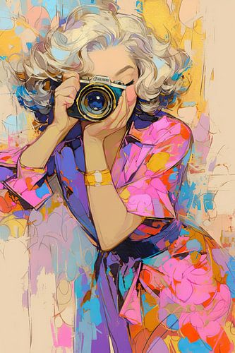 Peinture féminine - Capturer la fantaisie du printemps