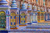 Seville, golden tower, plaza de espana, ceramics, Andalucia, Spain by Kim Willems thumbnail