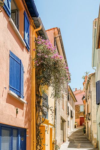 Straße in Collioure, Südfrankreich