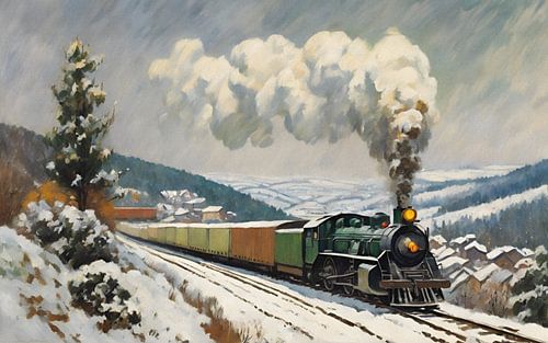 Stoomtrein in het Zwarte Woud