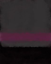 Grijs, paars, zwart. Kleurenveldschilderij geïnspireerd door Mark Rothko. van Dina Dankers