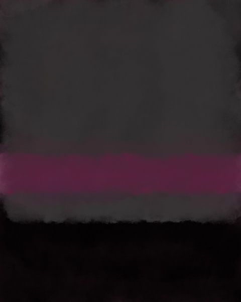 Grey, purple, black. Color field painting inspired by Mark Rothko. by Dina Dankers