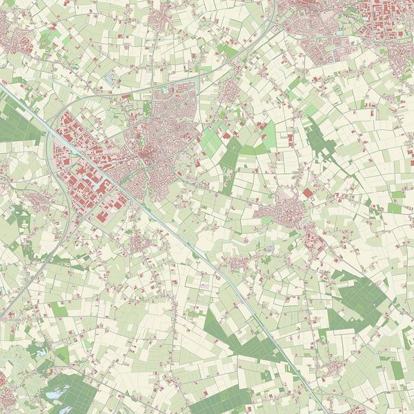 Carte de Veghel par Rebel Ontwerp