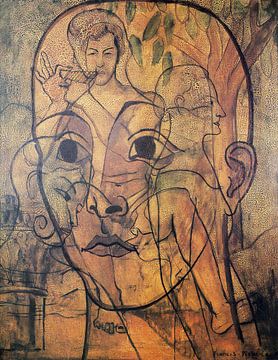 Francis Picabia - Hoofd Transparantie van Peter Balan