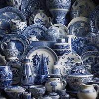 Delft blue porcelain