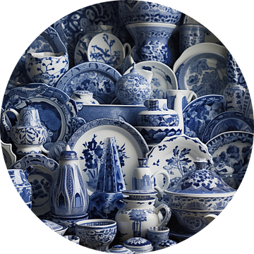 Delfts blauw porselein