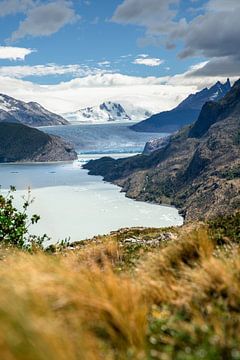 Glacier Grey in Patagonia, Chile by Romy Oomen