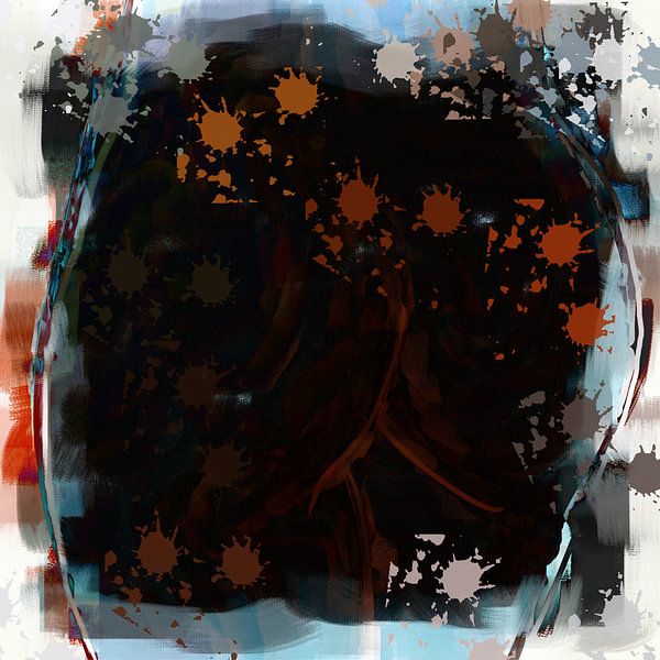 Portrait abstrait d'un corps de femme par Maurice Dawson