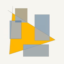 Compositions suprématistes sur Dietmar Meinhardt