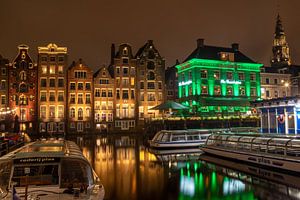 Amsterdam bei Nacht - Damrak