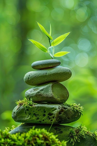 Équilibre zen par Poster Art Shop