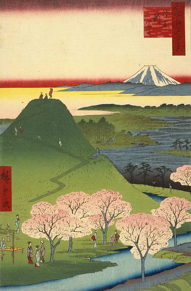 100 berühmten Ansichten von Edo - Utagawa Hiroshige von 1000 Schilderijen
