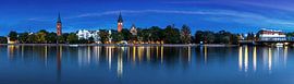 Berlin Köpenick - Panorama at the blue hour