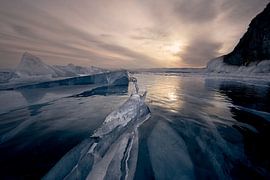 Tear in ice by Jeroen Florijn