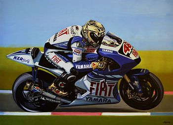 Jorge Lorenzo schilderij
