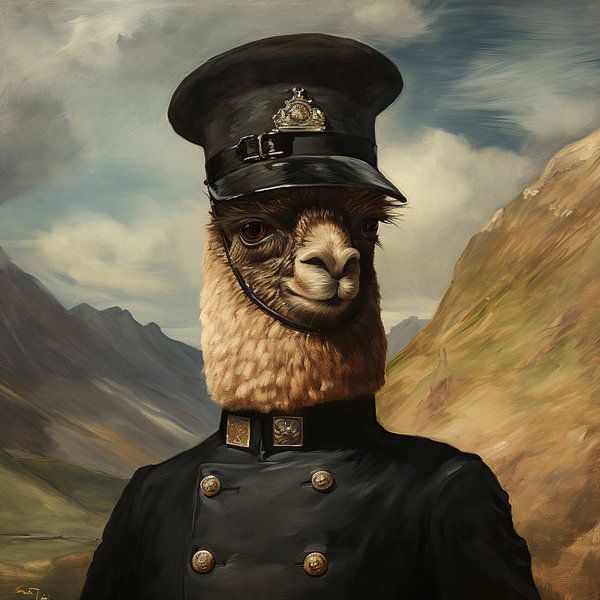 Tierporträt Humor&quot; | &quot;Bewachte Berge von Wunderbare Kunst