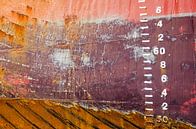 Scheepsromp in rood en bruin van Frans Blok - foto's, kunst en andere wanddecoratie thumbnail