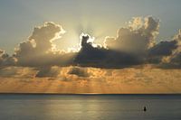 Sunset at the coast of Walcheren