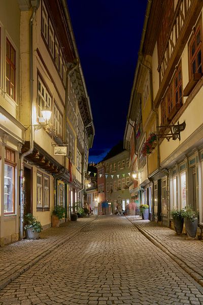 Evening atmosphere on the Krämerbrücke by Heiko Kueverling