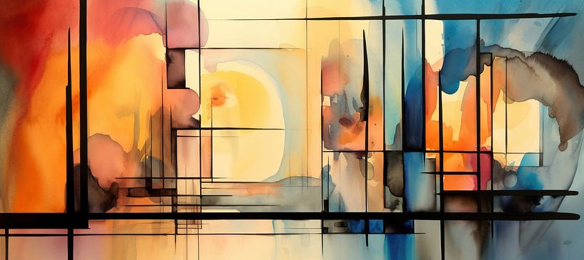 Canvas 19953 van Abstract Schilderij