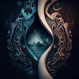 Ingelijst door de kosmos van Vythryd Arts