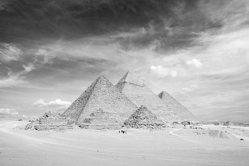 Les pyramides de Gizeh par Günter Albers