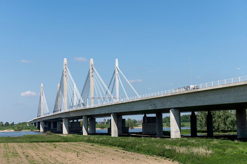 Tacitusbrug tuibrug over de Waal van Richard Wareham