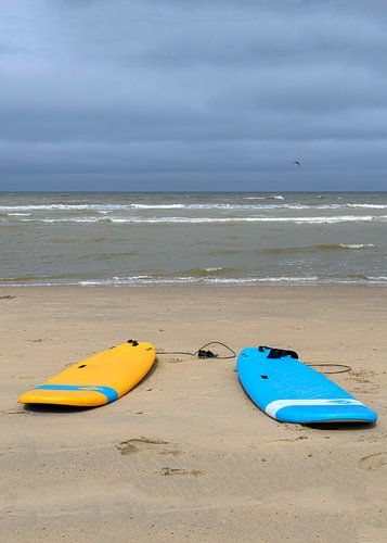 Surfen op zee