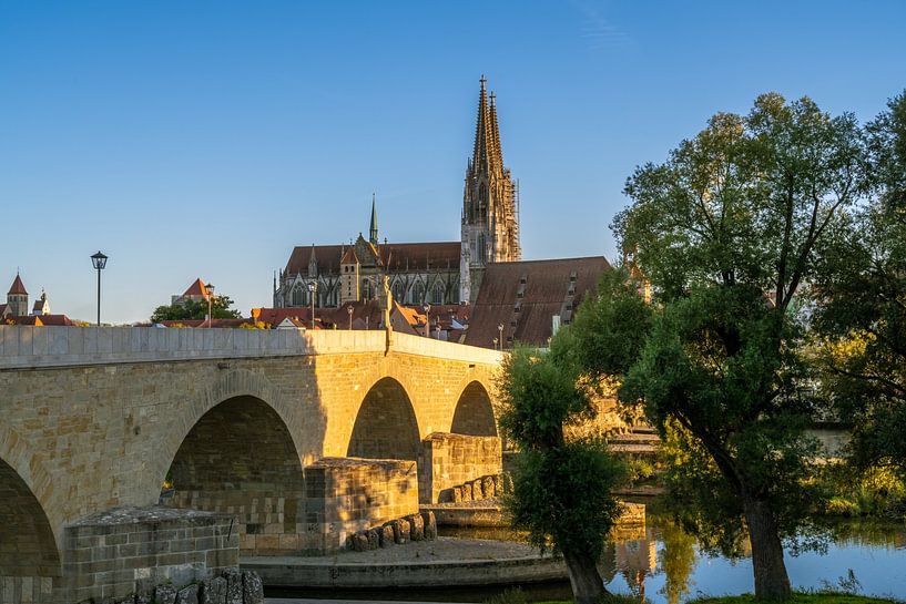 The Stone Bridge in Regensburg by ManfredFotos