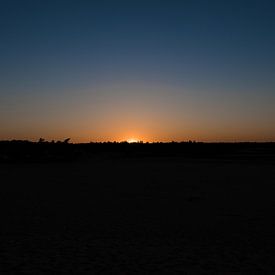 zonsondergang loonse en drunense duinen van Bas van Mook